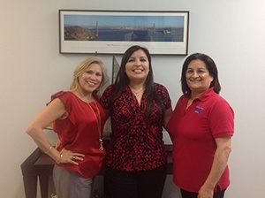 Dr. Grosser Staff.Emelda, Wade and Samantha.