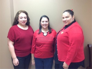 Debra, Becky and Ava: Business Office & Medical Staff of South Texas Bone and Joint